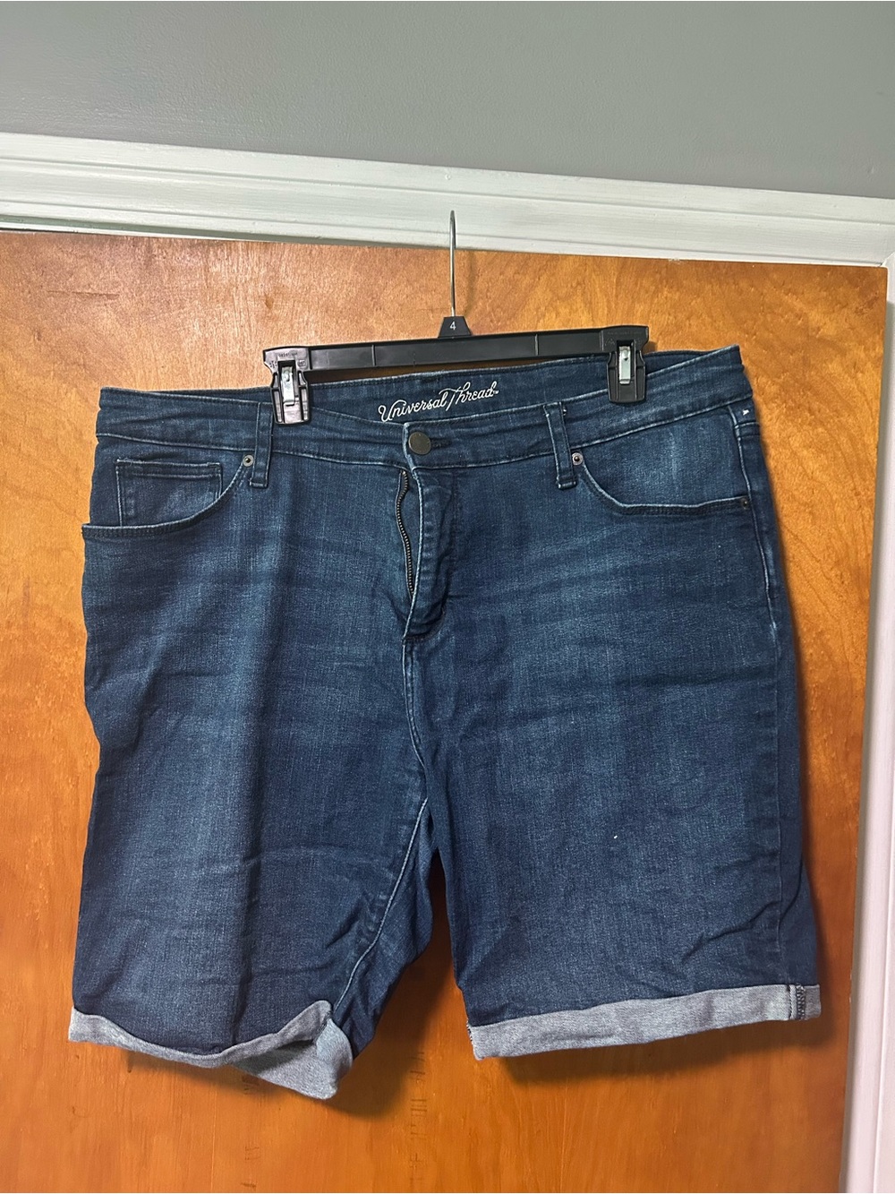 Universal Thread Indigo Blue High-Rise Denim Shorts